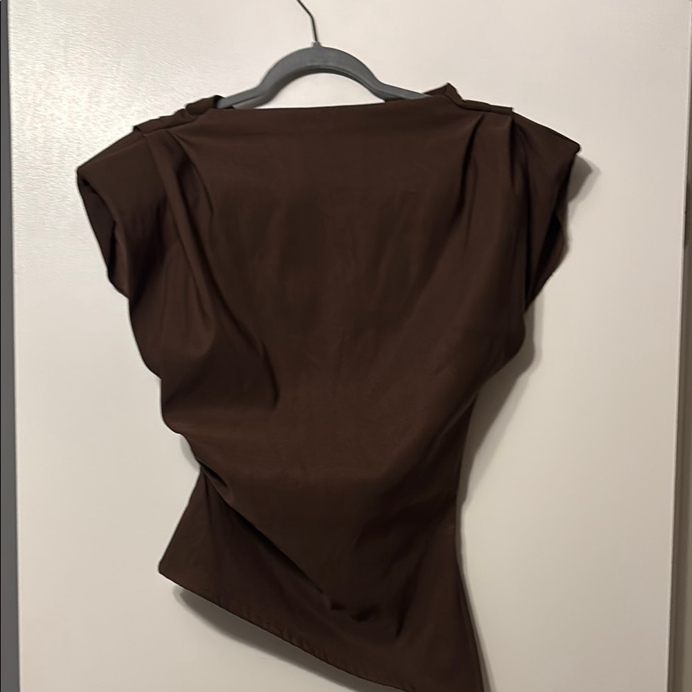 Zara Elegant Brown Women's Top